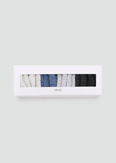 4 pack mixed socks — Medium Heather Grey 4