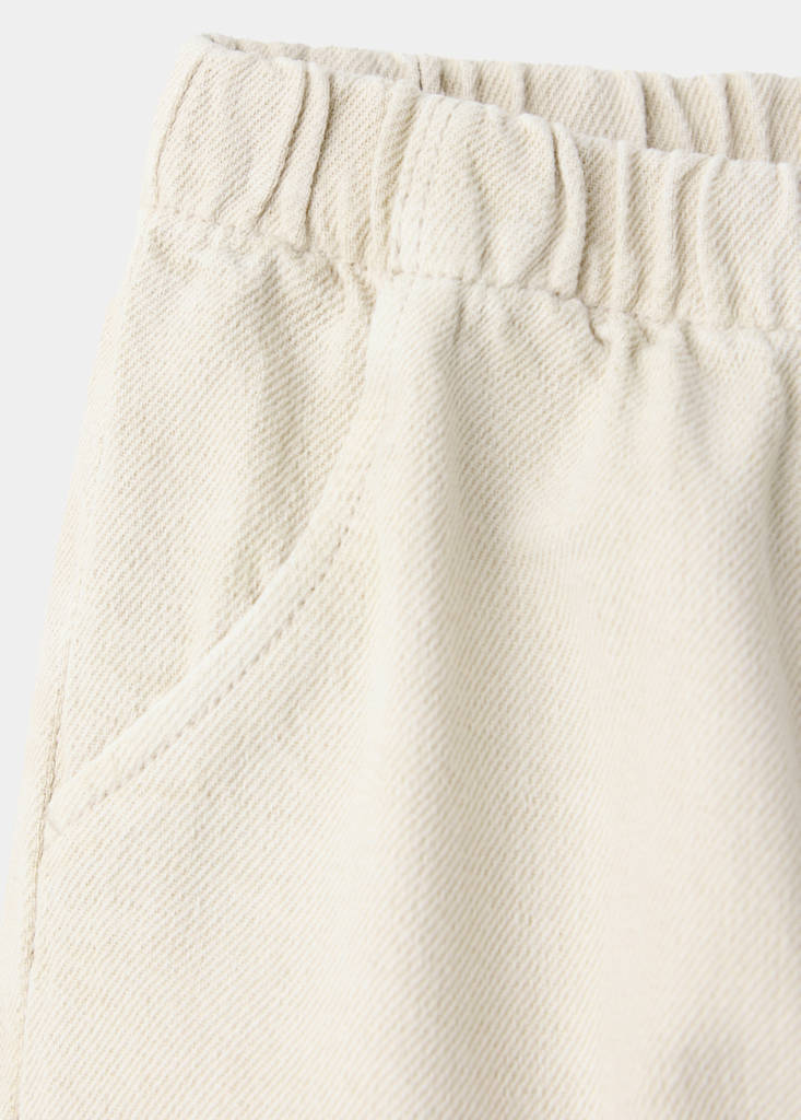 100% straight-fit cotton trousers - thumbnail 3