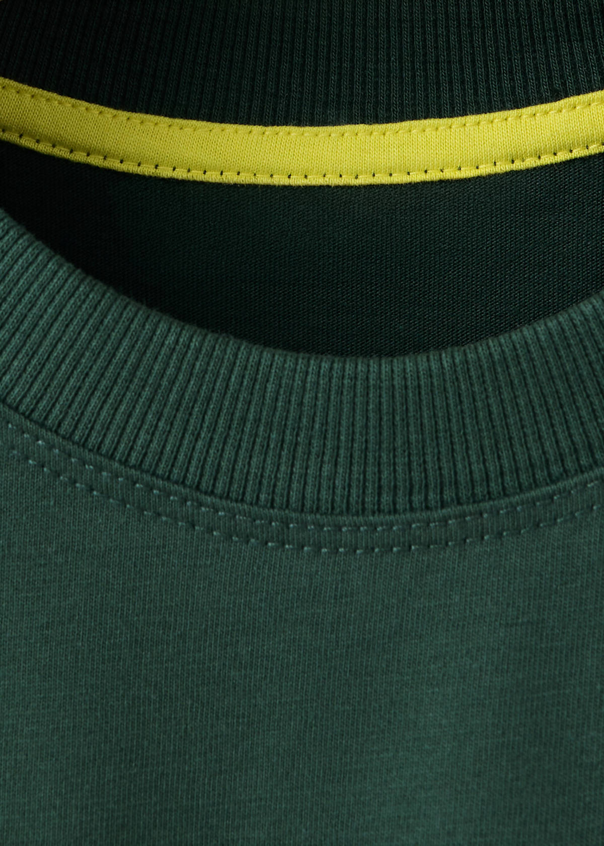 Printed oversize t-shirt — Dark Green