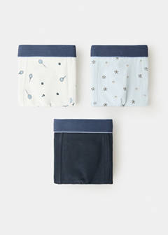 3-pack combined briefs — Navy 1