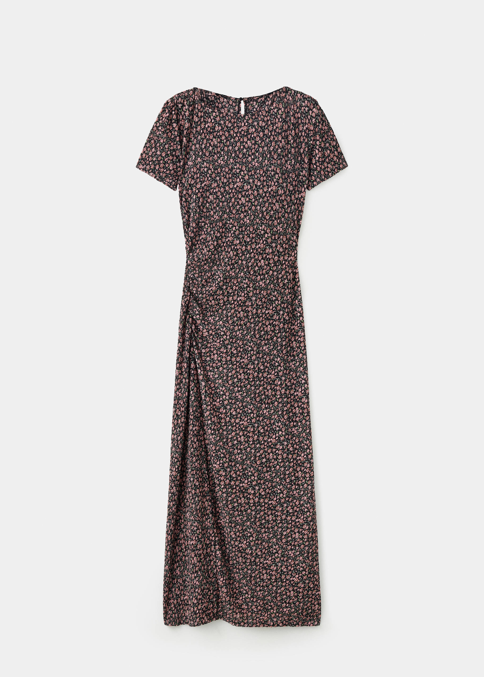 Printed dress with draped detail - Article without model