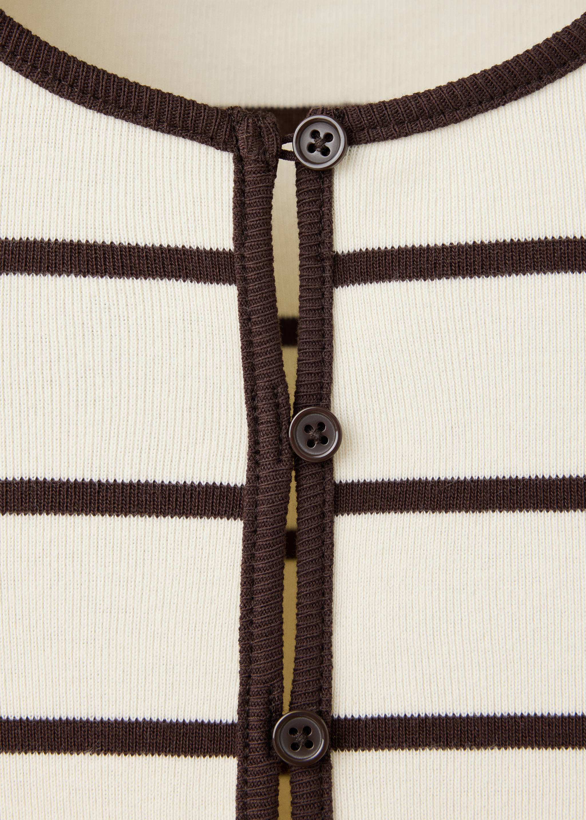 Stripped knit cardigan - Details of the article 8