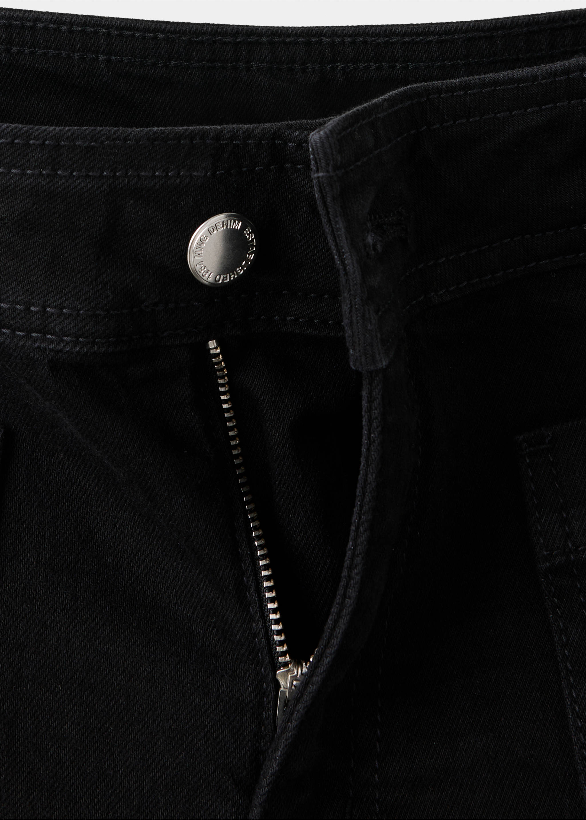 Jeans jessie - Details of the article 8, Black denim. Ref: 37044076-00.