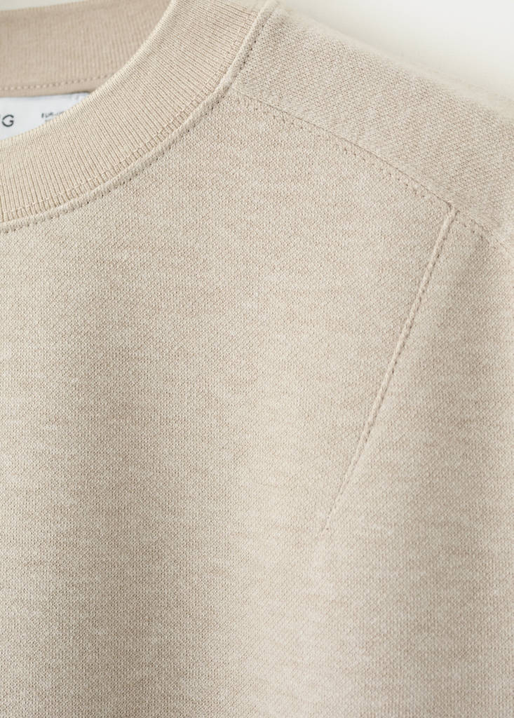 Seam detail T-shirt — Ecru