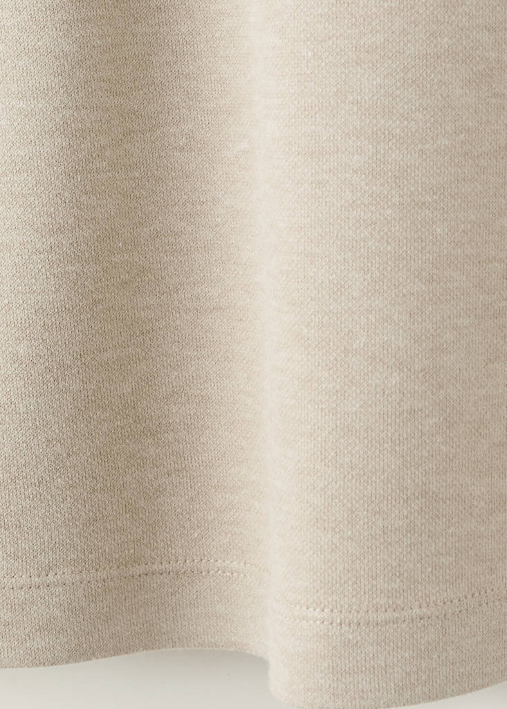 Seam detail T-shirt — Ecru