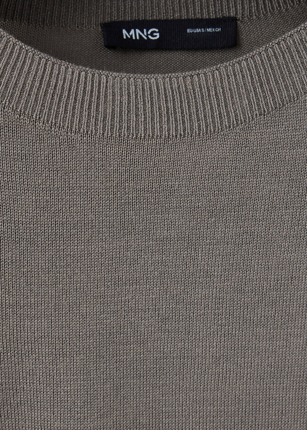 Belted knitted waistcoat — Medium Brown