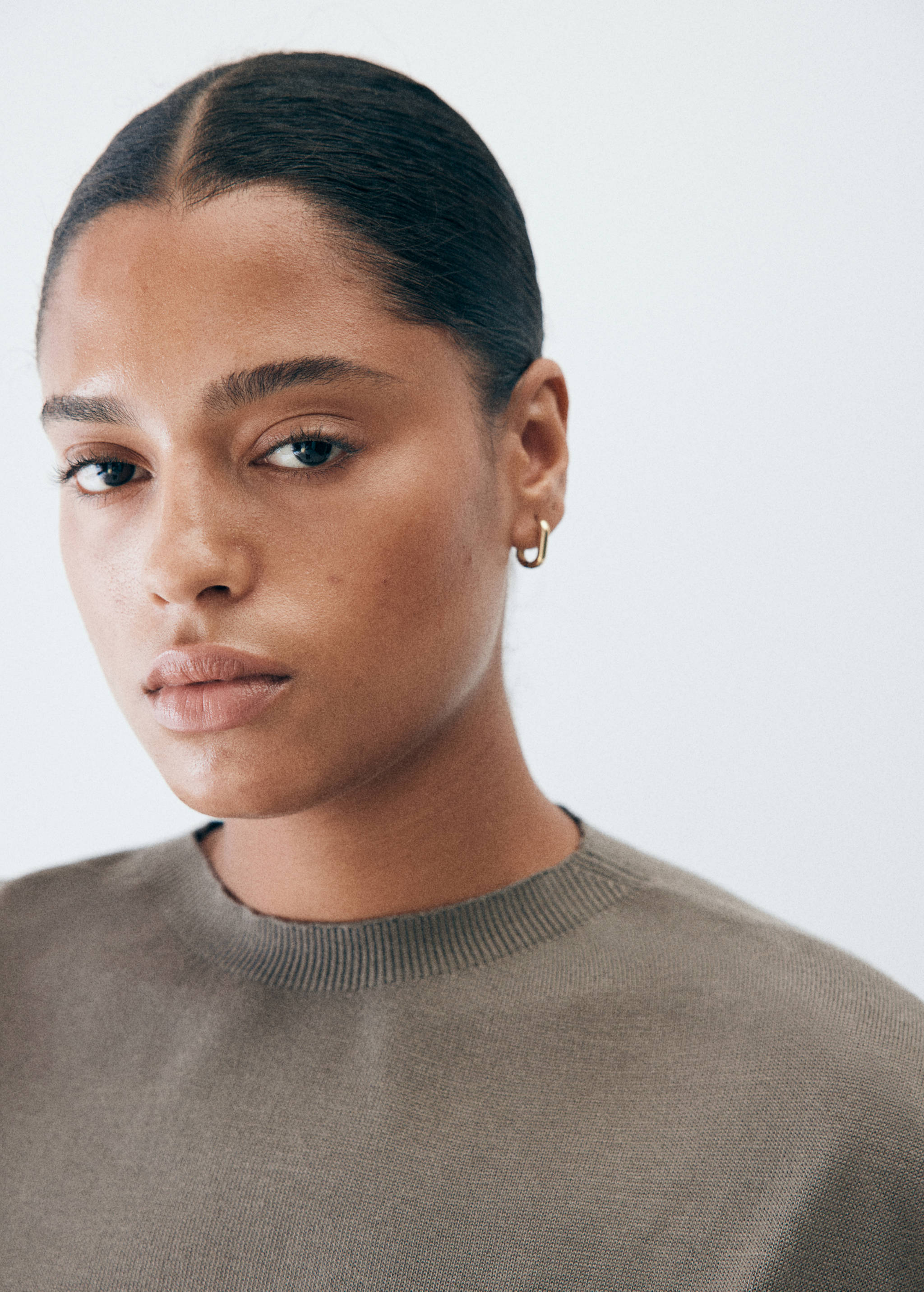 Belted knitted waistcoat - Details of the article 4