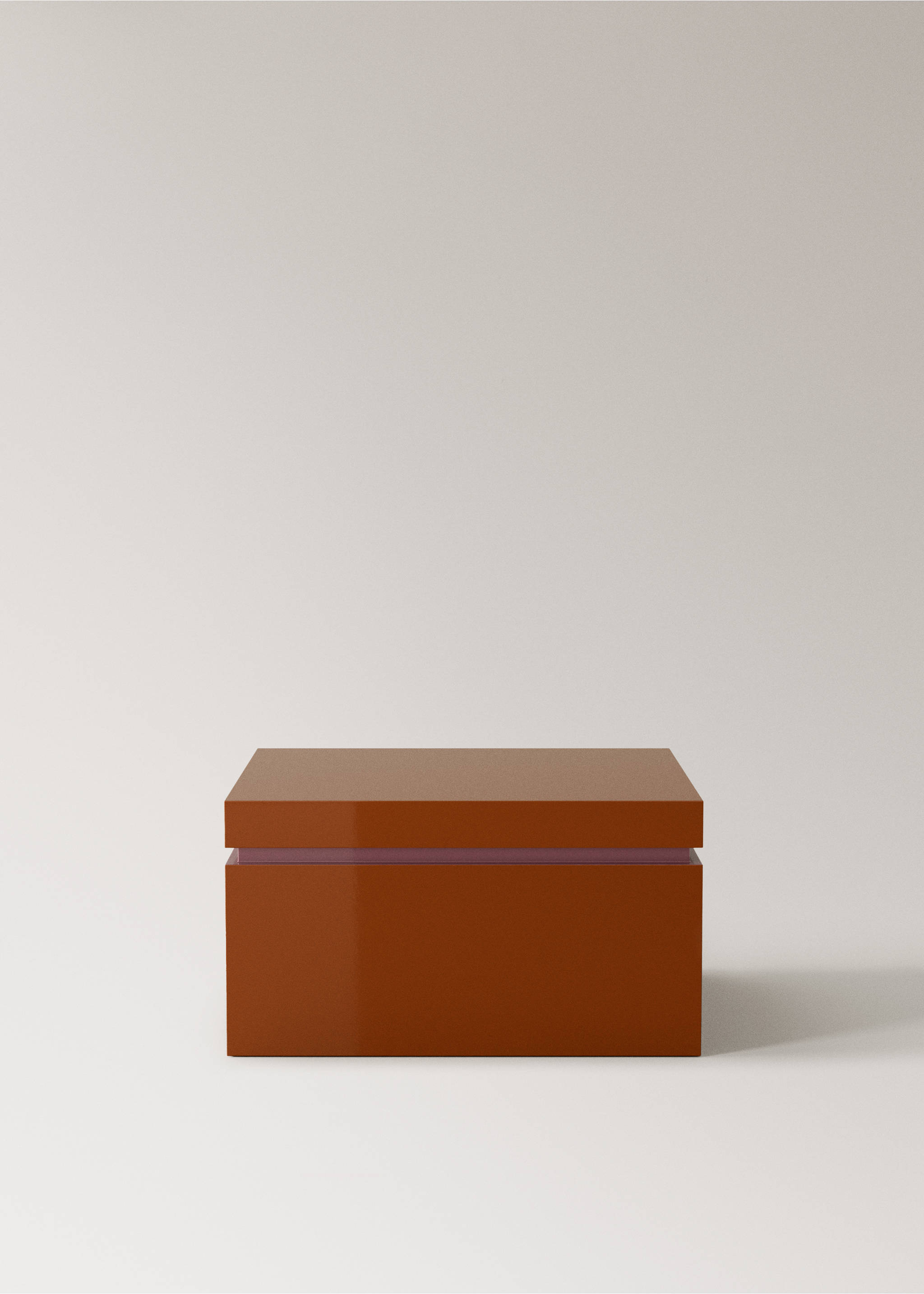 Two-tone wooden box - Article without model, Brown. Ref: 37044082-00.