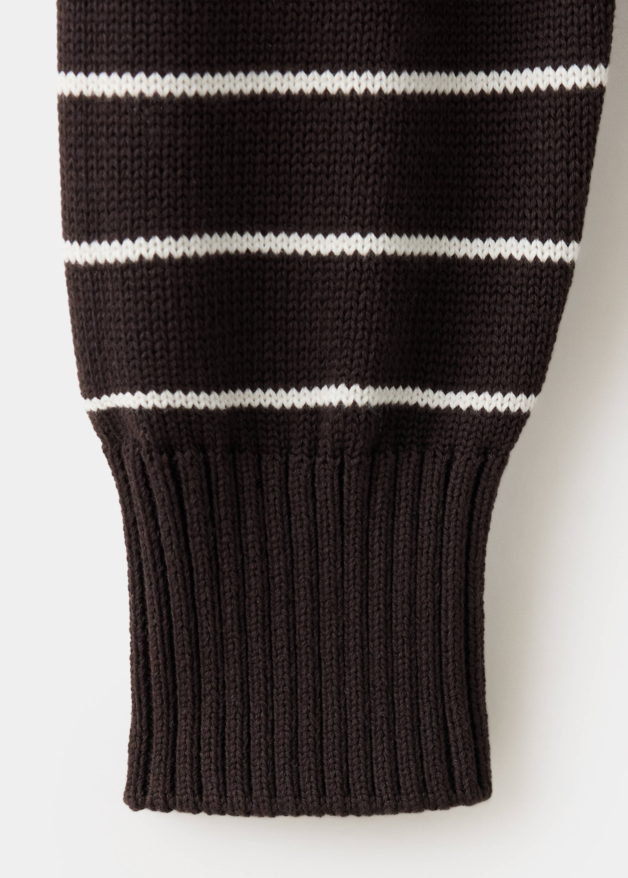 Pull-over zippé rayures - Détail de l'article 0