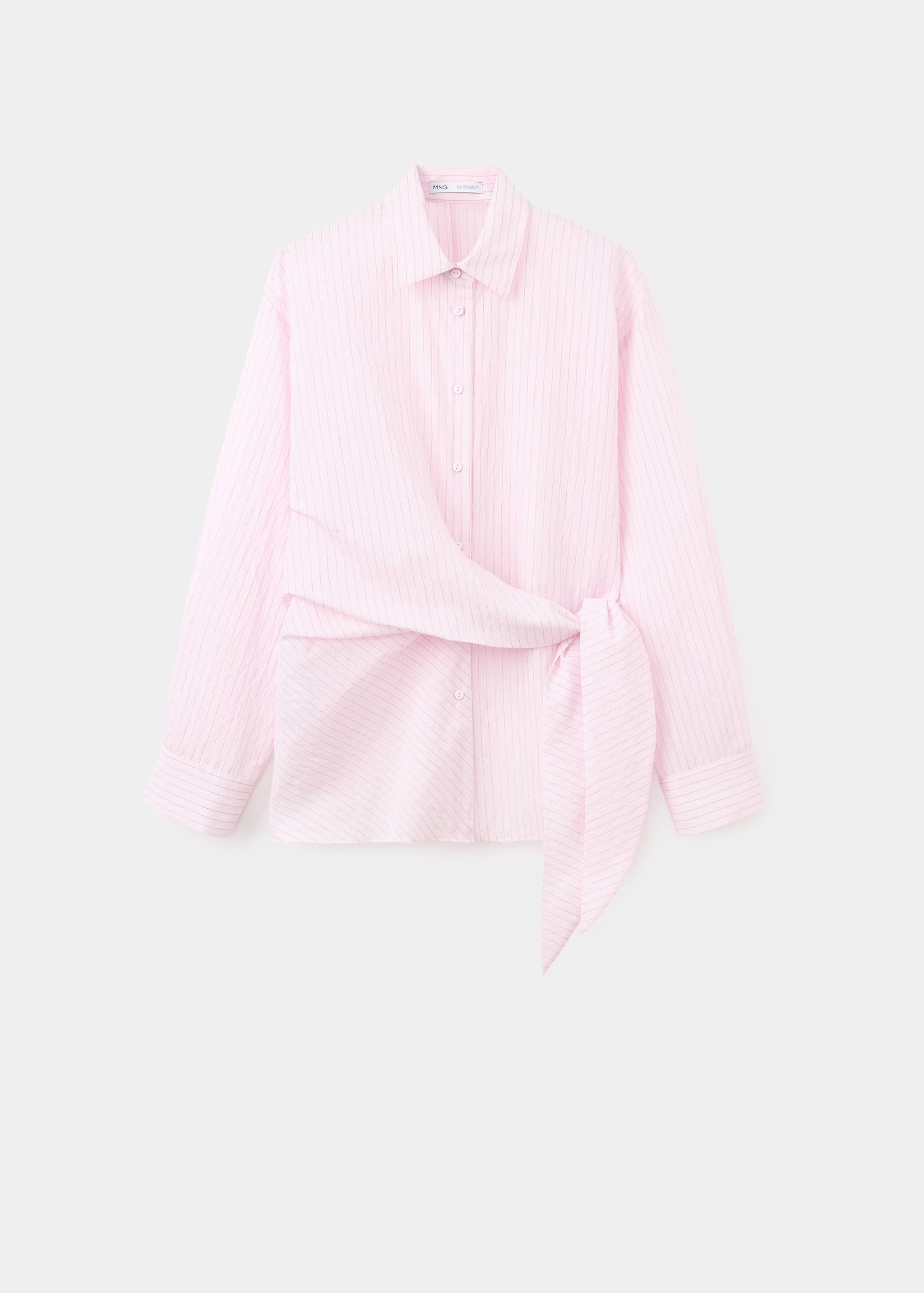 Striped shirt with bow detail - Article without model