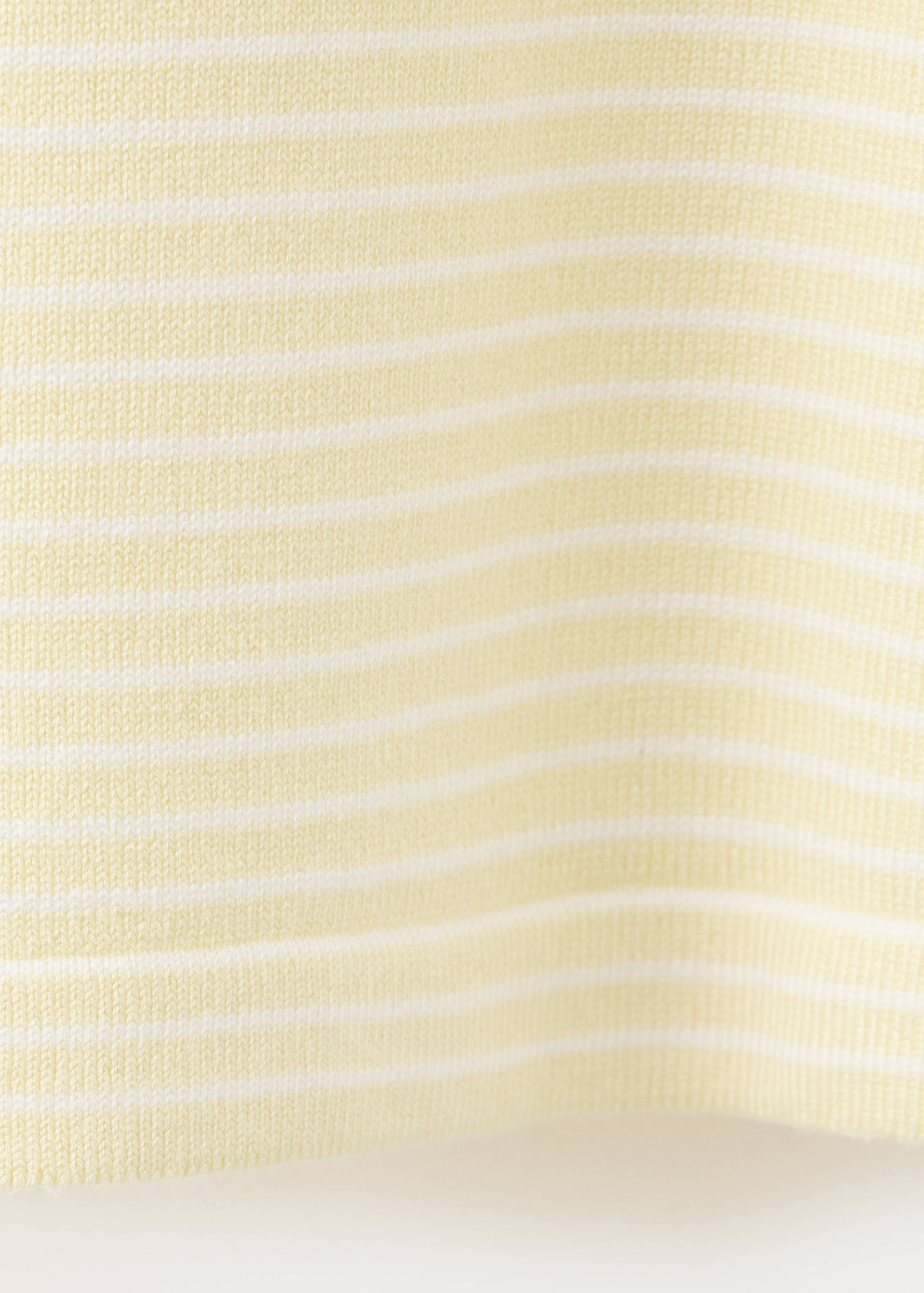 Striped fine knit sweater - Details of the article 0