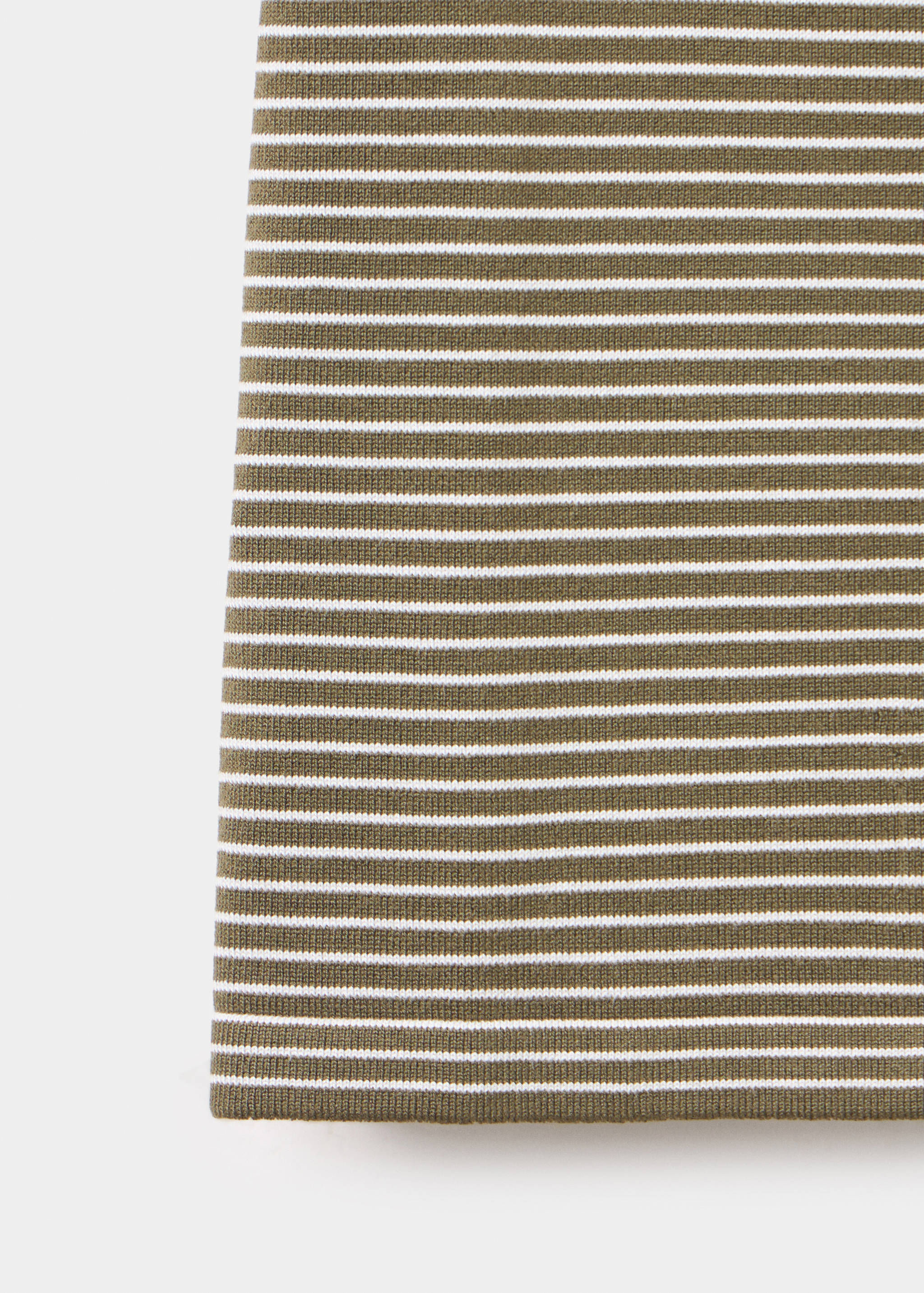 Striped fine knit sweater - Details of the article 0