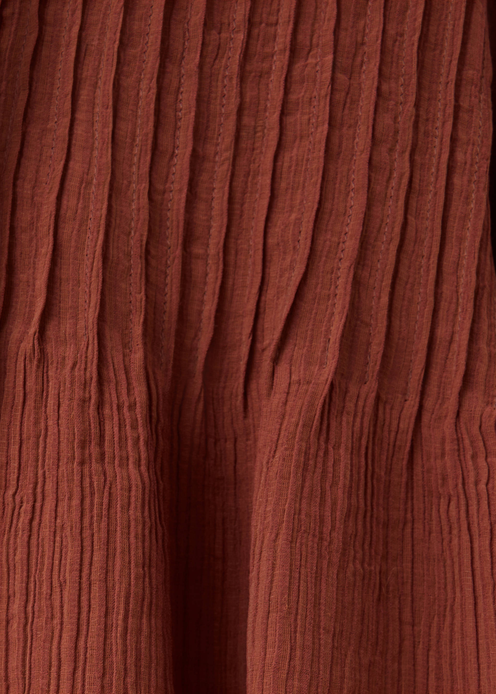 Pleated chiffon blouse - Details of the article 0