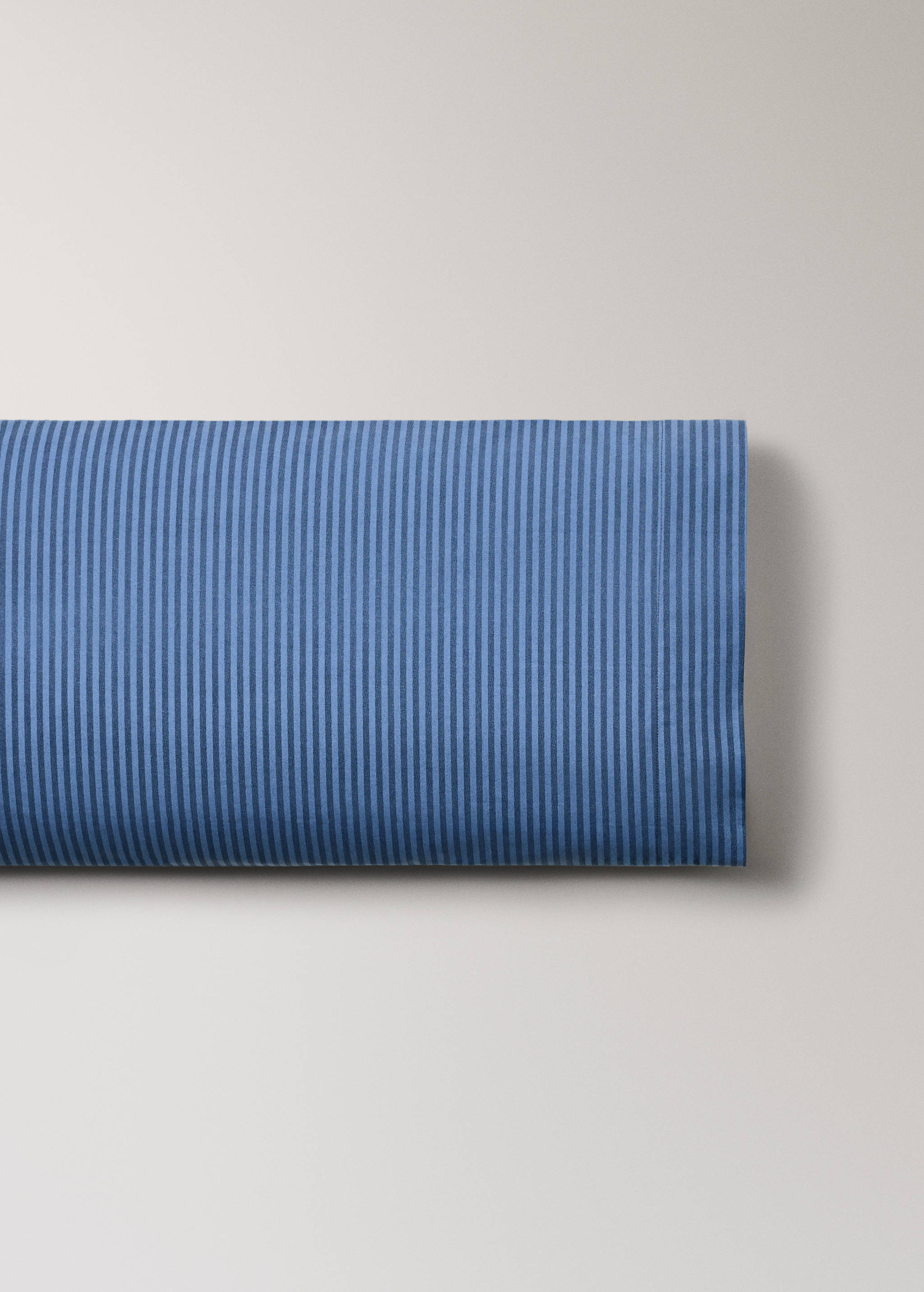Cotton percale pillowcase 200 thread count fine kodak stripe print 45x110 cm - Article without model