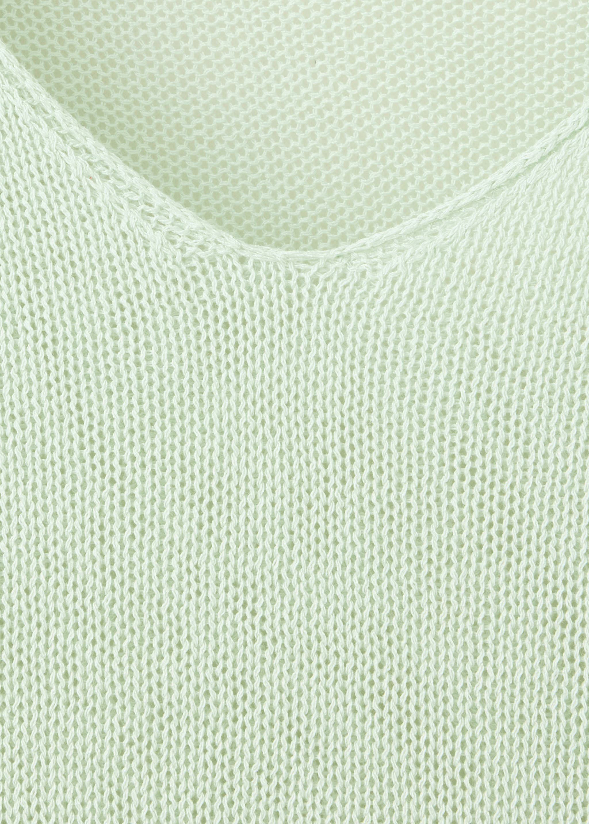 Fine-knit V-neck sweater - Details of the article 0