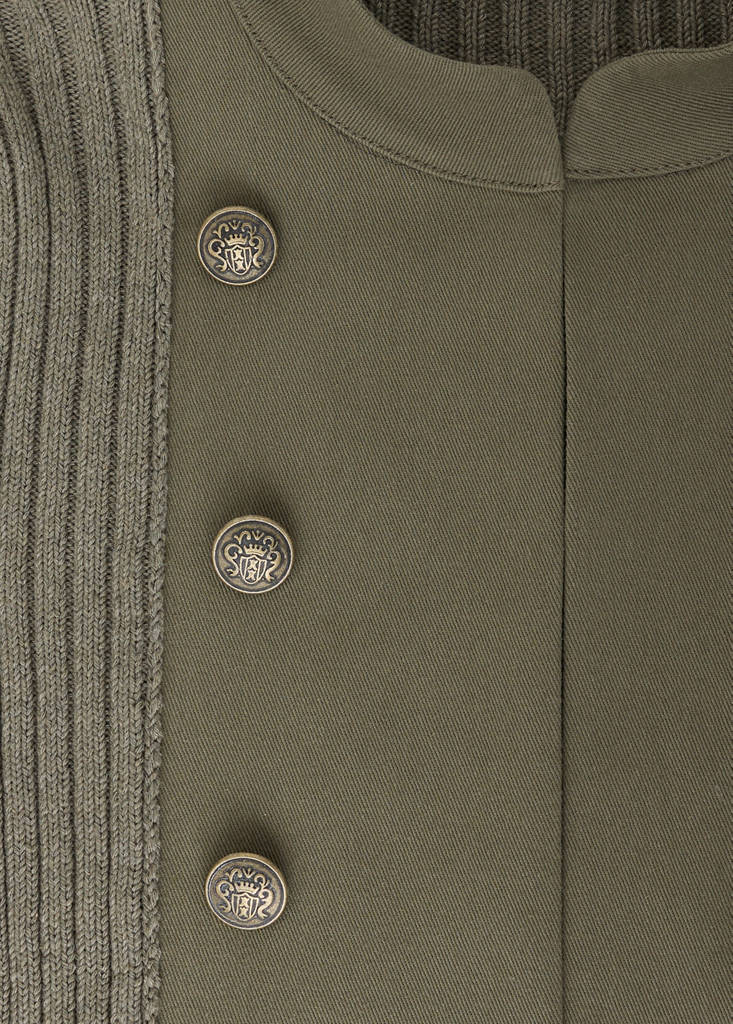 Combined knit jacket with button details - thumbnail 7