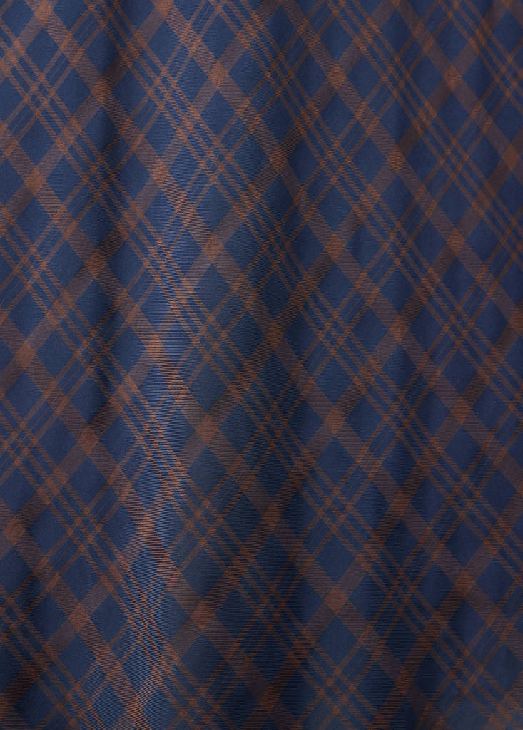 Halter-check dress — Blue
