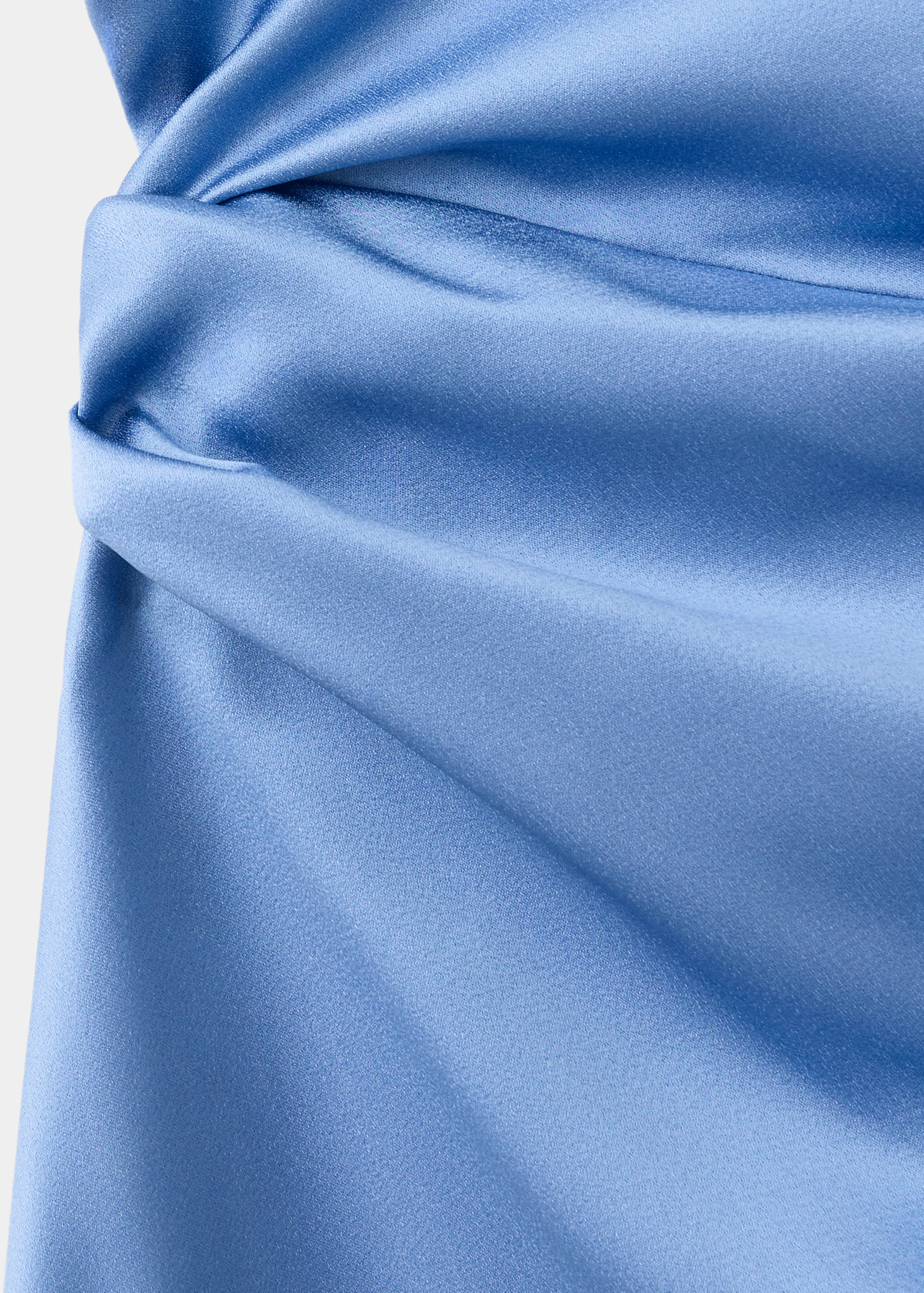Robe asymétrique satinée détails dentelle - Détail de l'article 8
