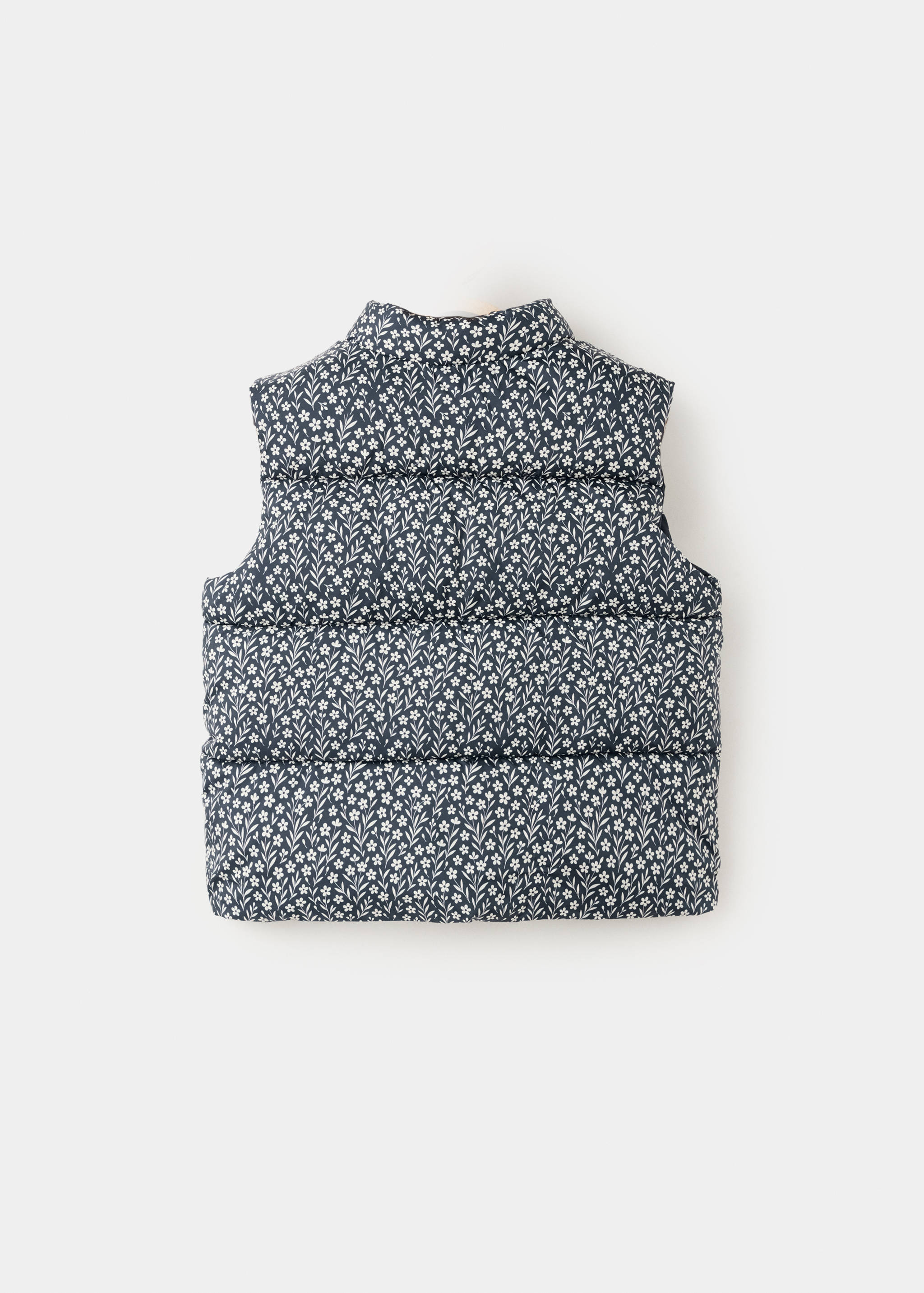Reversible floral waistcoat - Reverse of the article