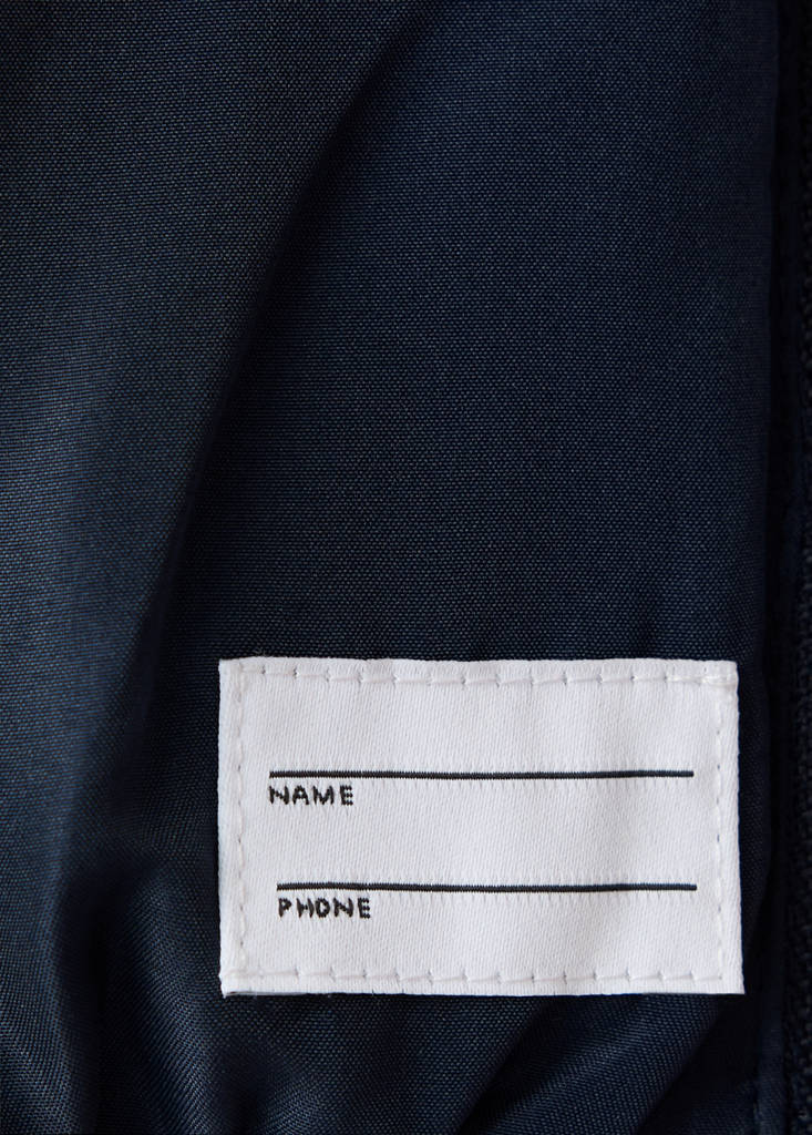 Shiny quilted gilet — Navy