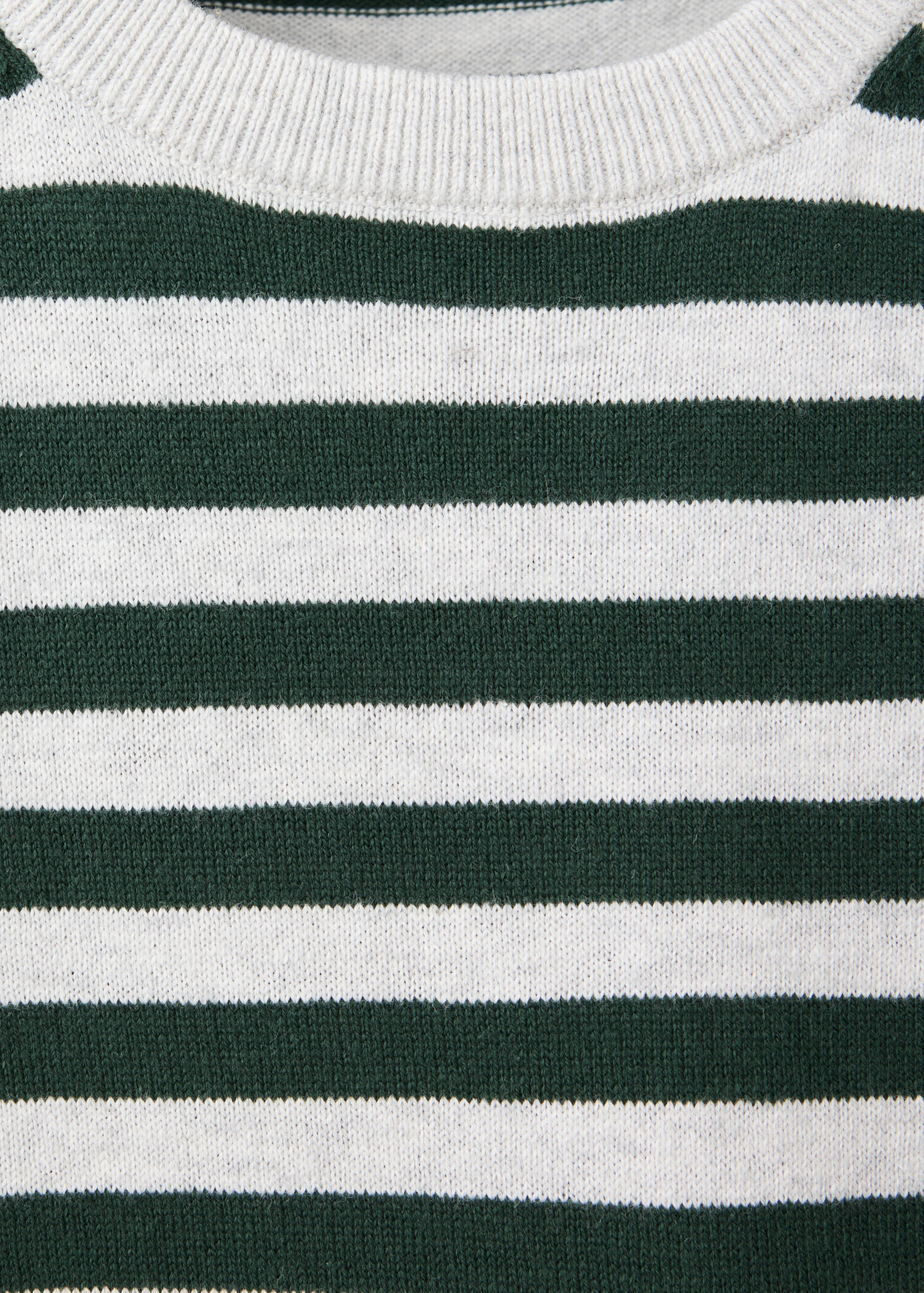 Striped fine knit sweater - Details of the article 8