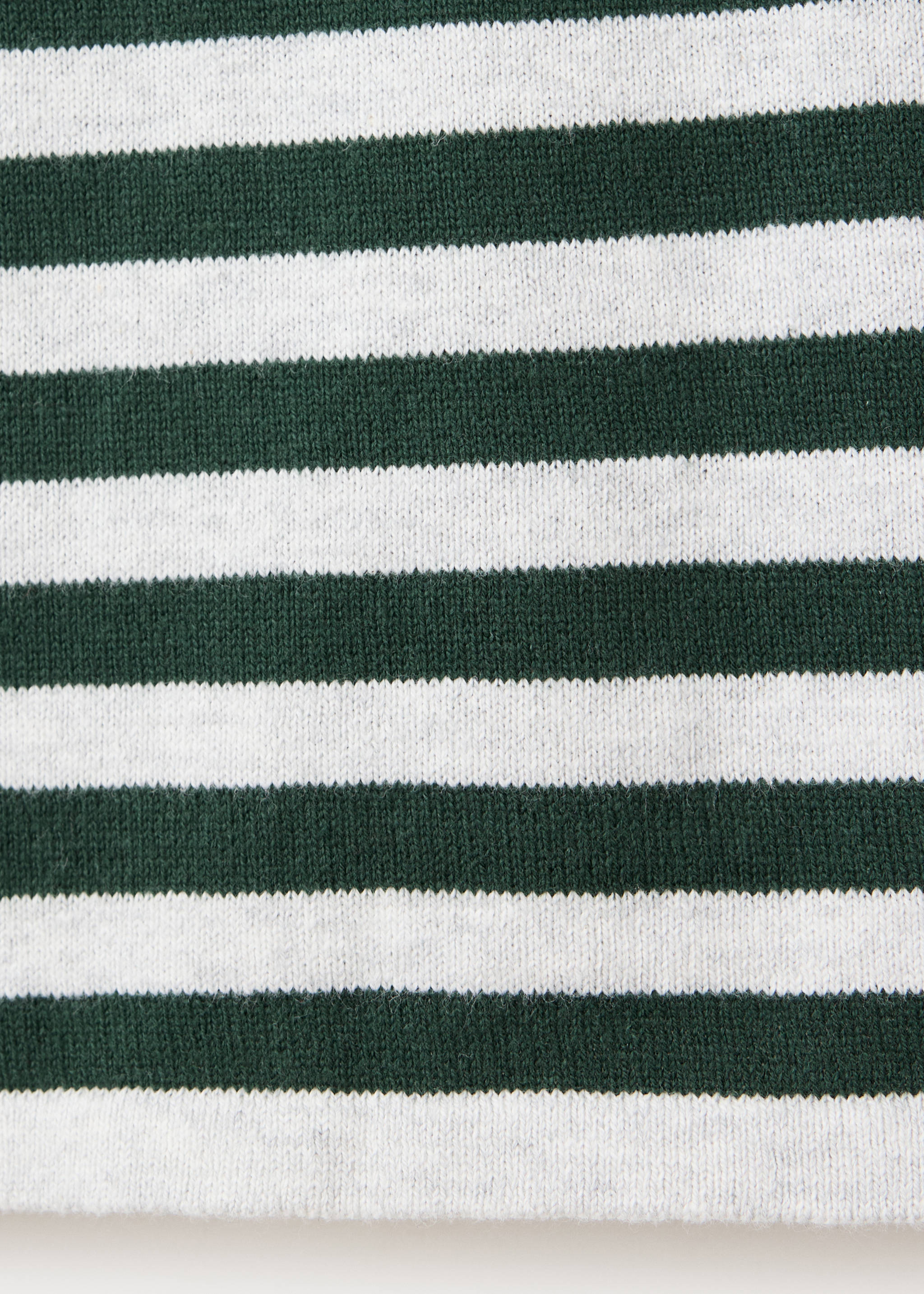 Striped fine knit sweater - Details of the article 0