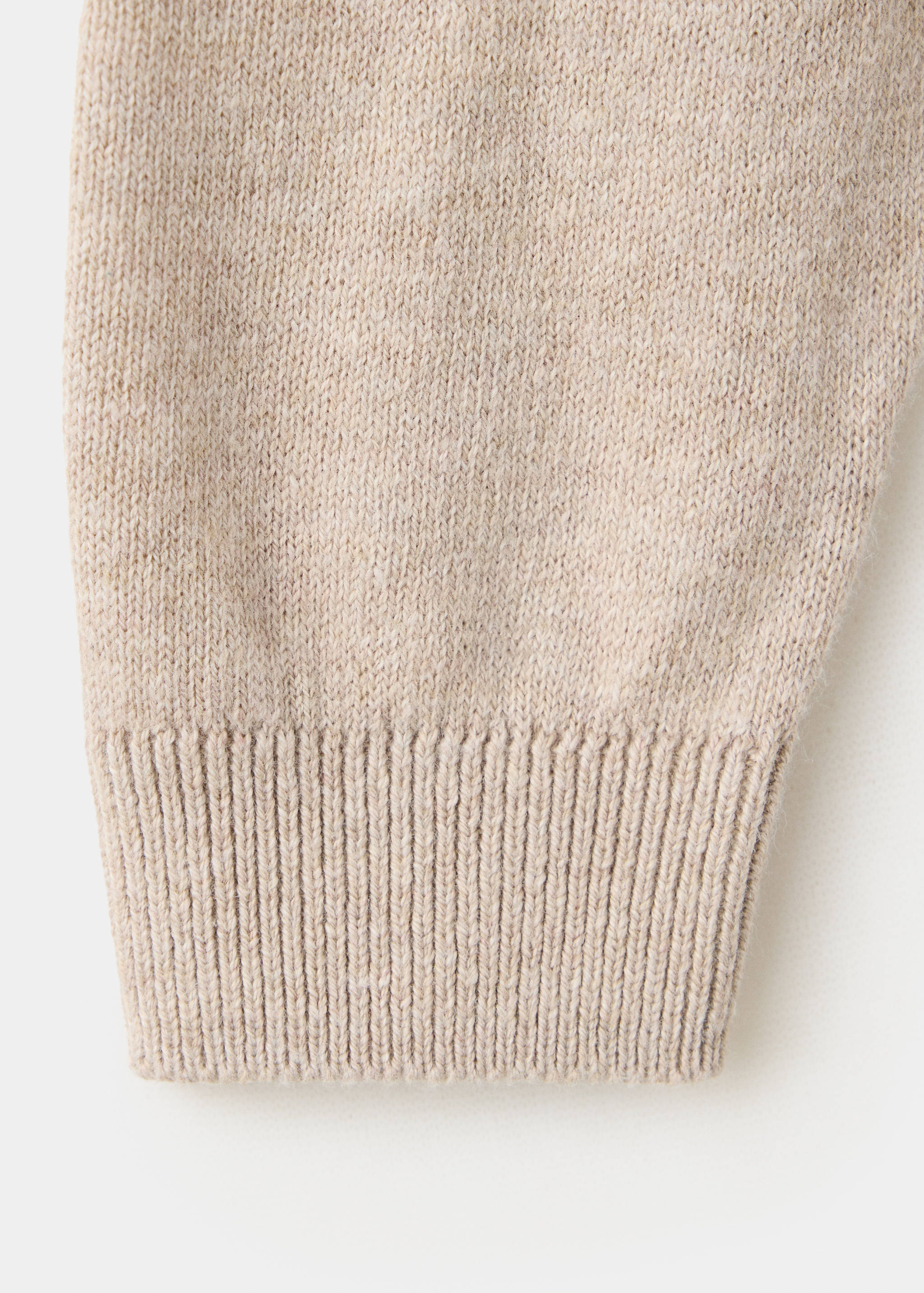 100% cotton zip-up cardigan - Details of the article 0