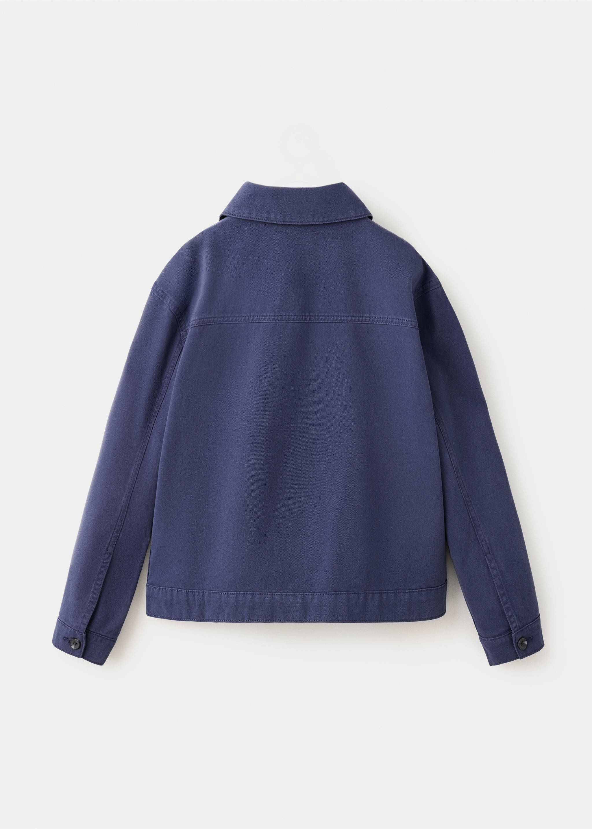 Blouson en jean - Verso de l’article, Bleu marine. Ref: 37044408-00.
