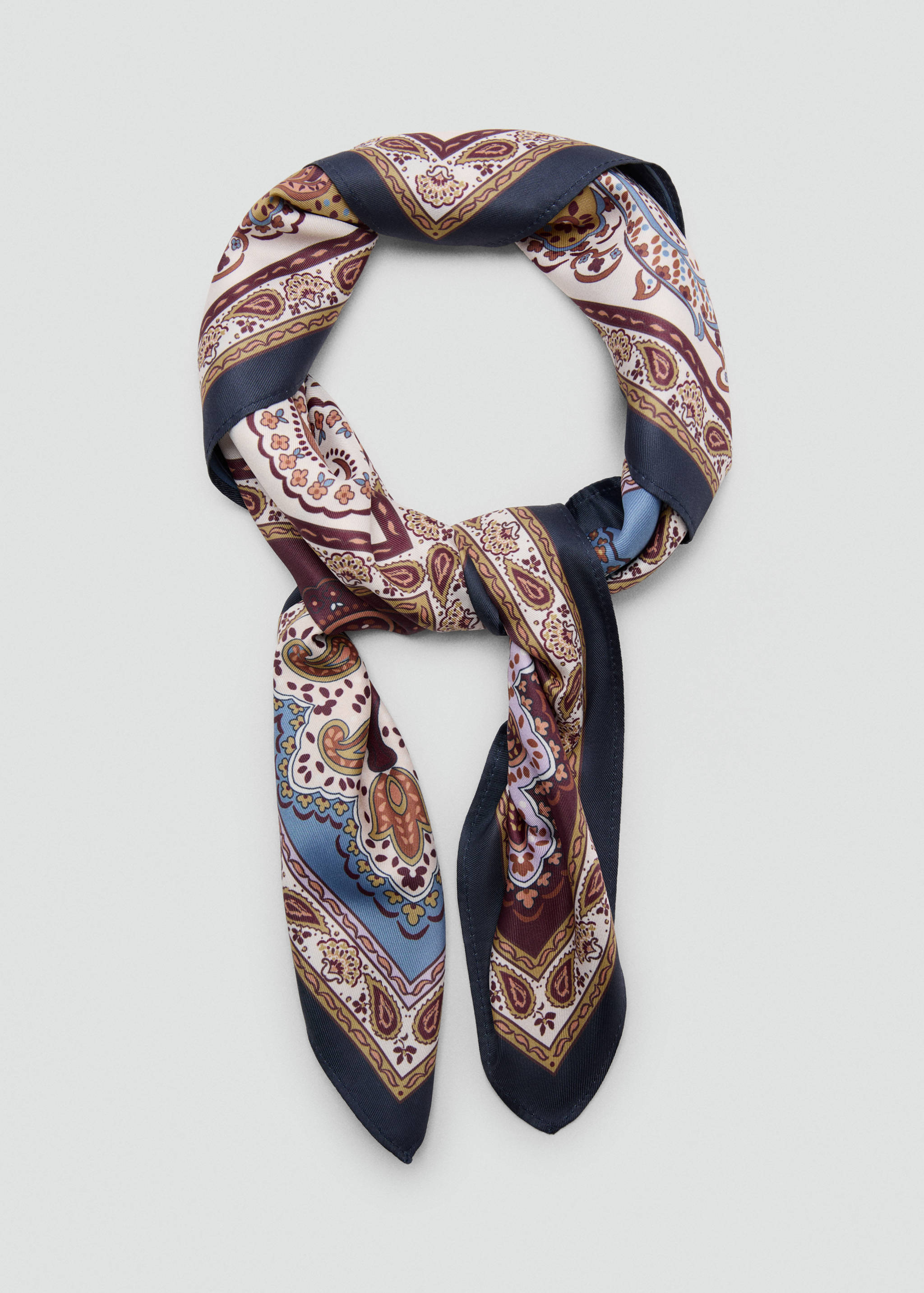 Paisley print scarf - Details of the article 1