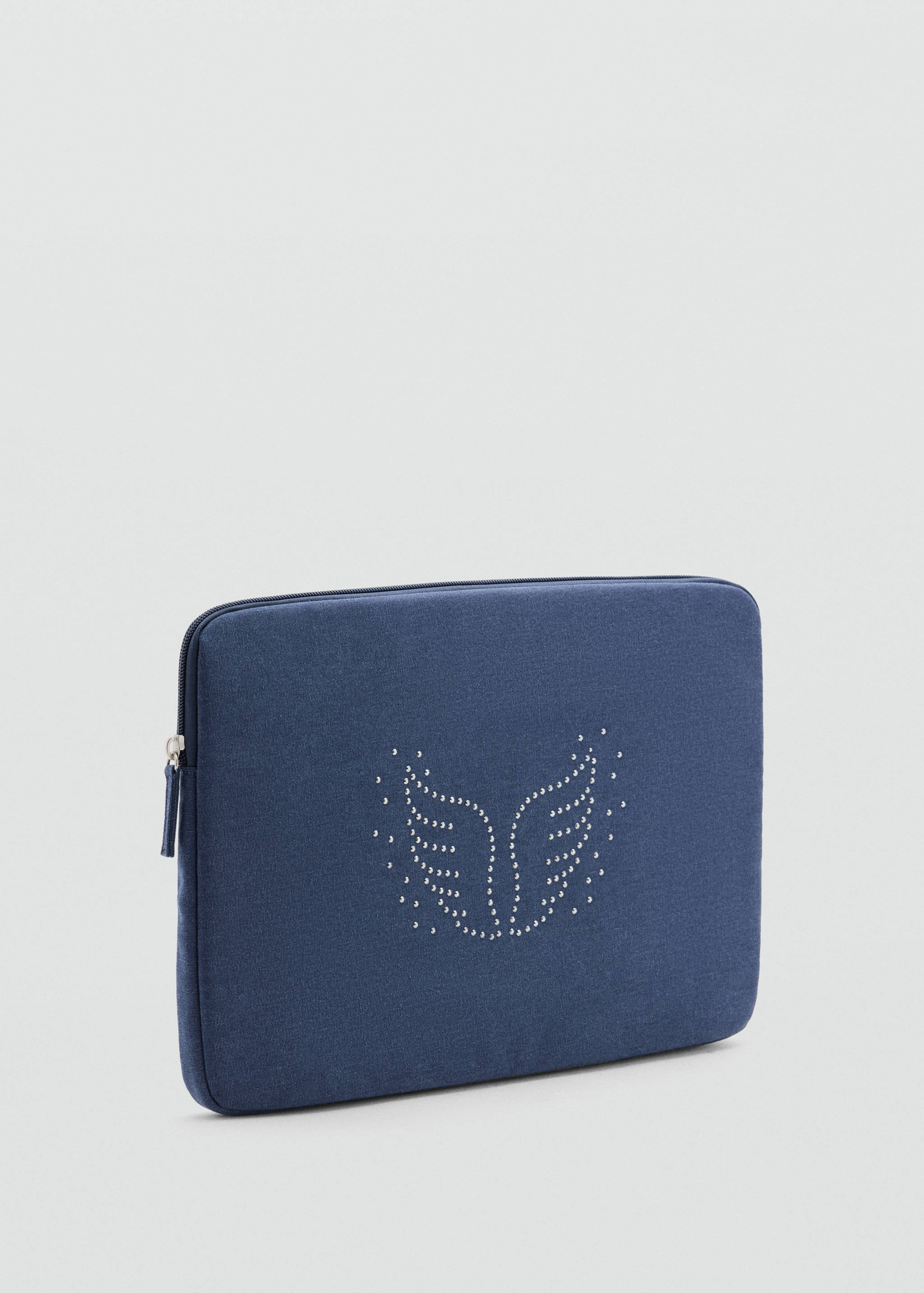 Laptop case with strass detail - Medium plane