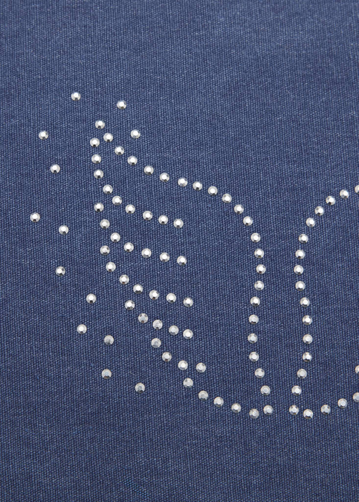 Laptop case with strass detail — Blue