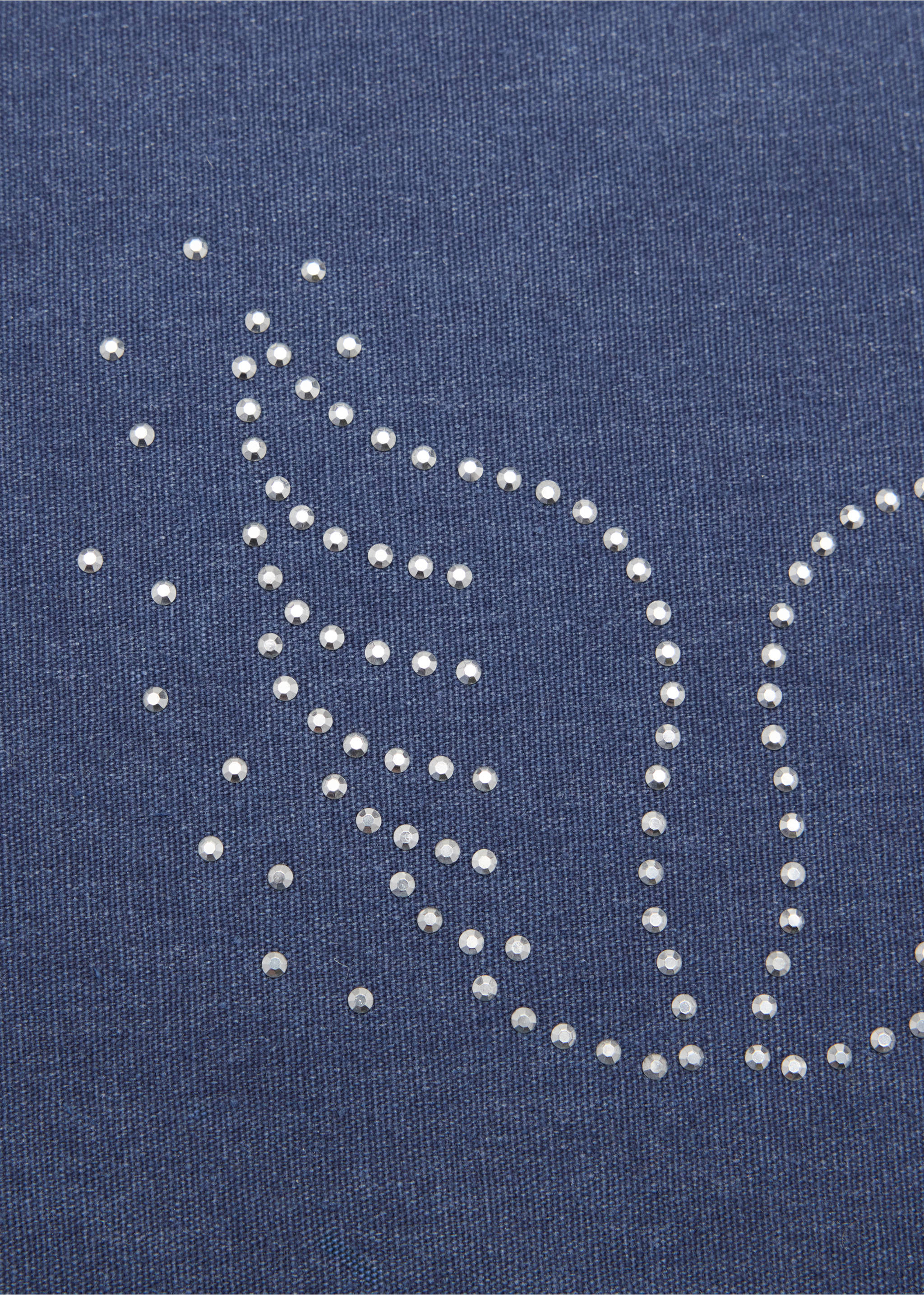 Laptop case with strass detail - Details of the article 1, Blue. Ref: 37044415-00.