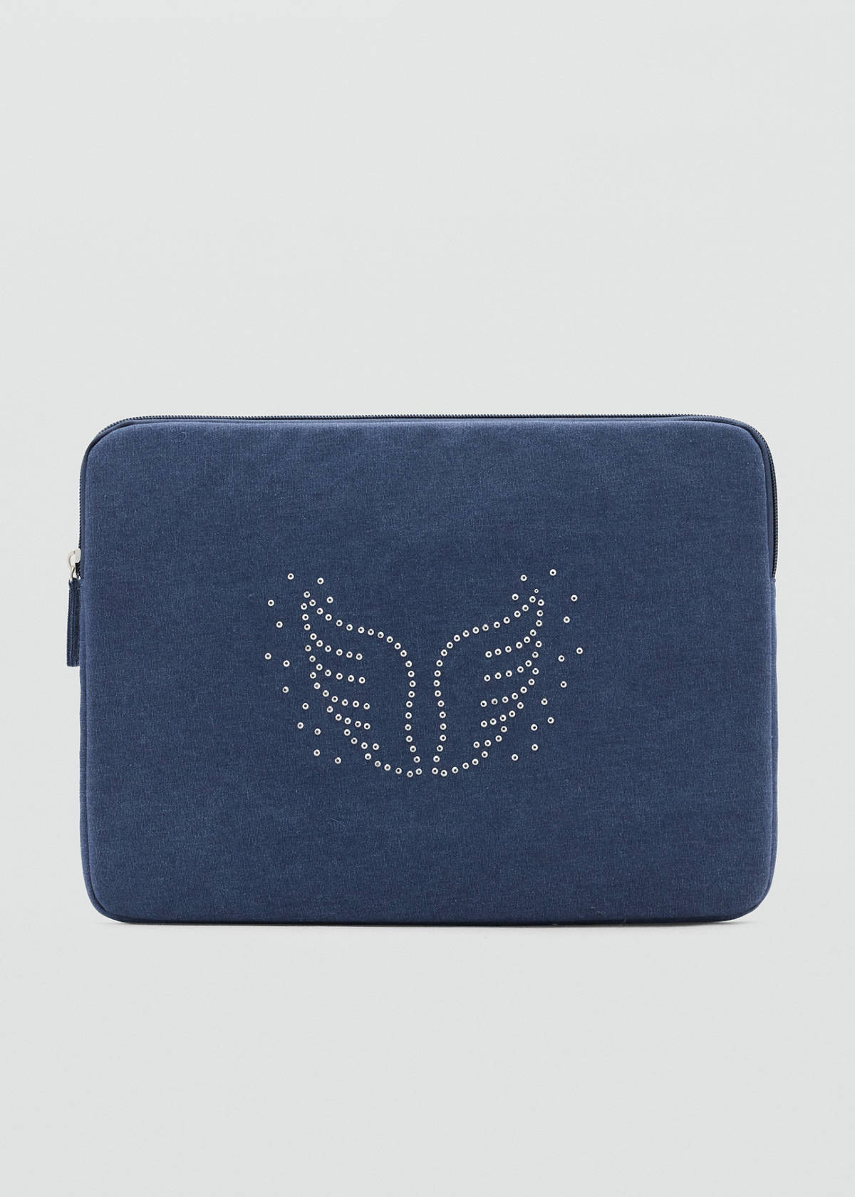 Laptop case with strass detail — Blue