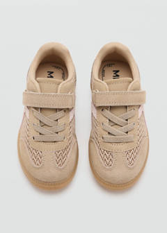 Velcro texture trainers — Beige 5