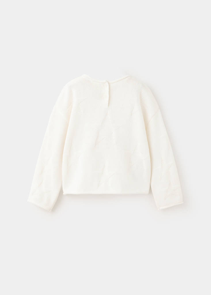 Stars knitted sweater — Off White