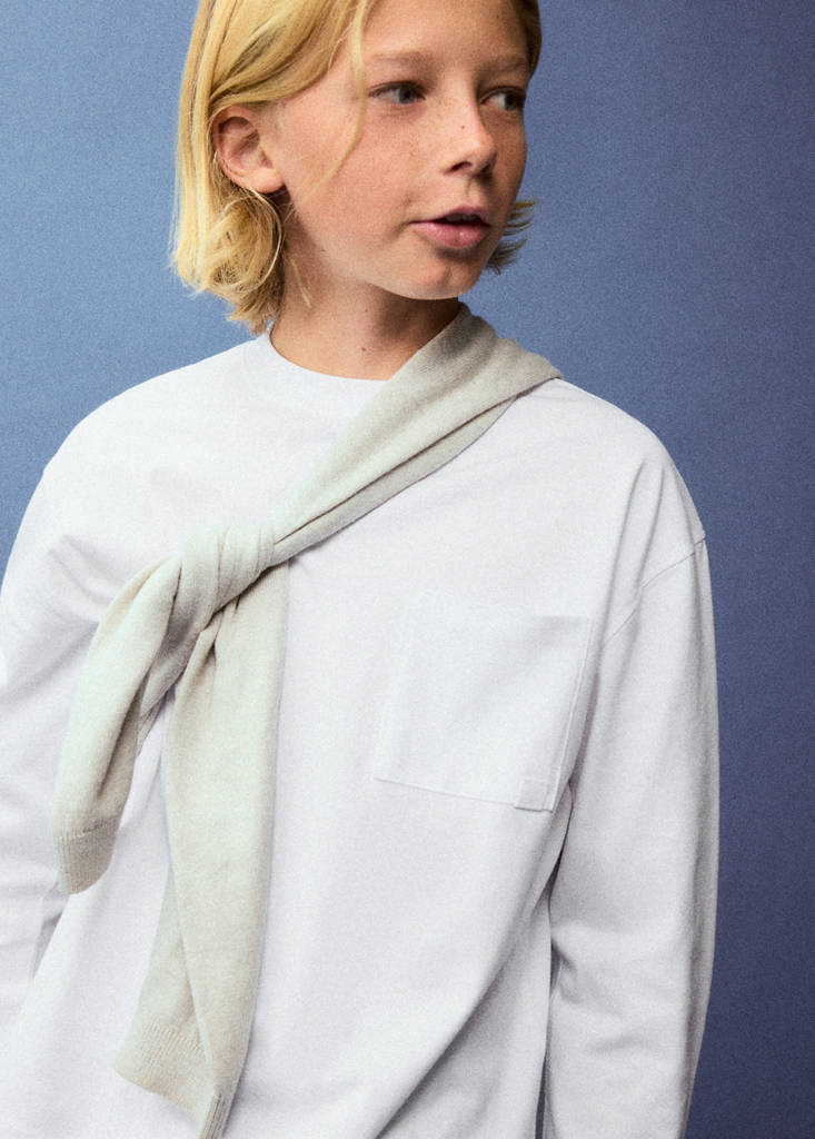 Loose fit cotton T-shirt — White