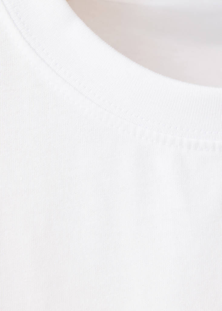 Loose fit cotton T-shirt — White