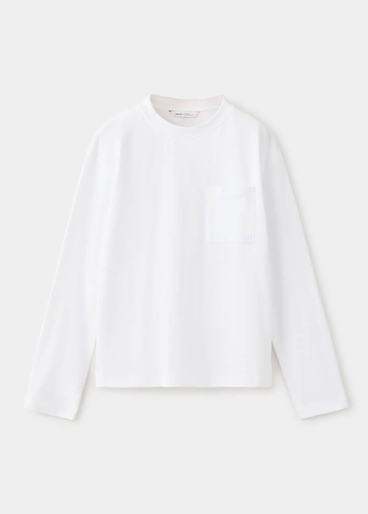 Loose fit cotton T-shirt — White