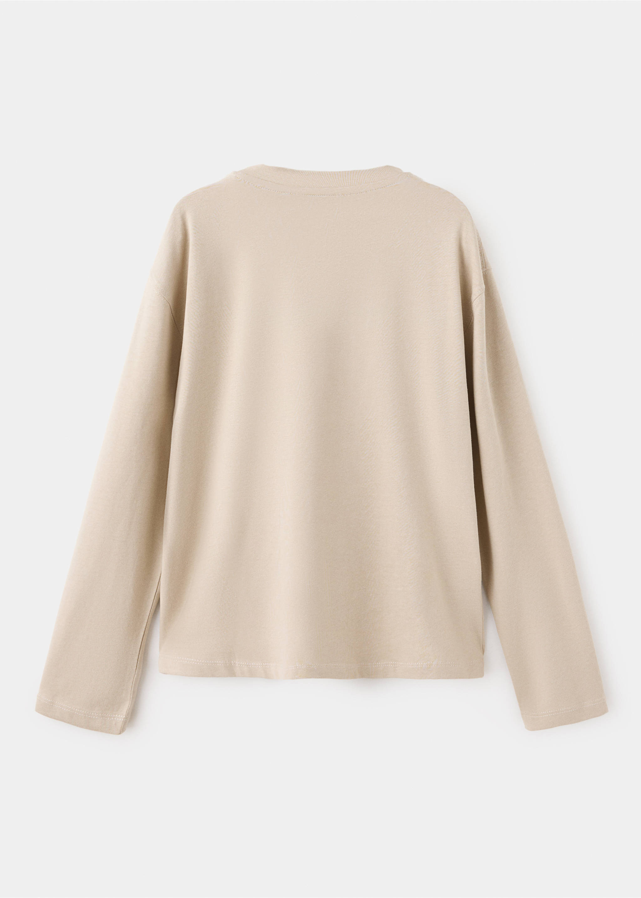 T-shirt basicml - Verso de l’article, Sable. Ref: 37044420-00.