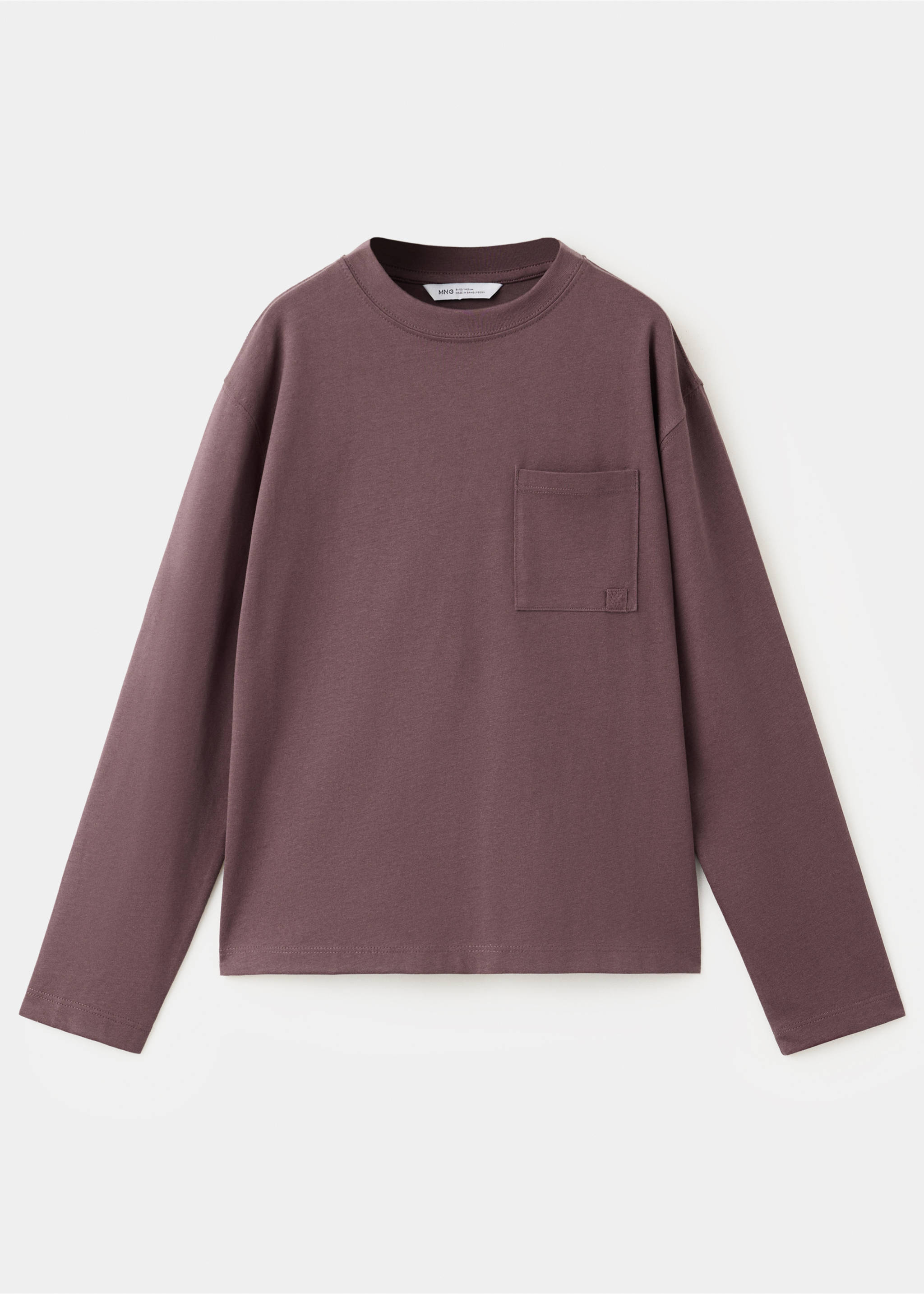 T-shirt basicml - Article without model, Wine. Ref: 37044420-00.