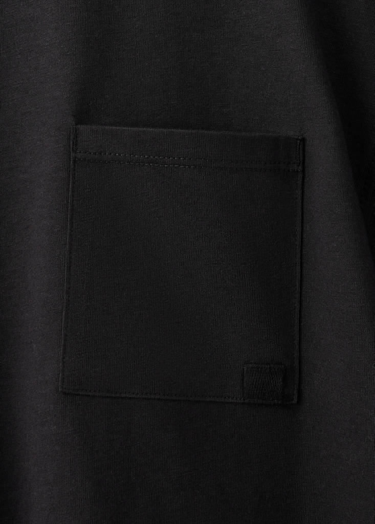 Loose fit cotton T-shirt — Black