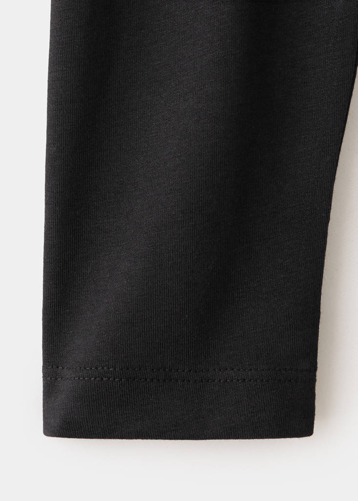 Loose fit cotton T-shirt — Black