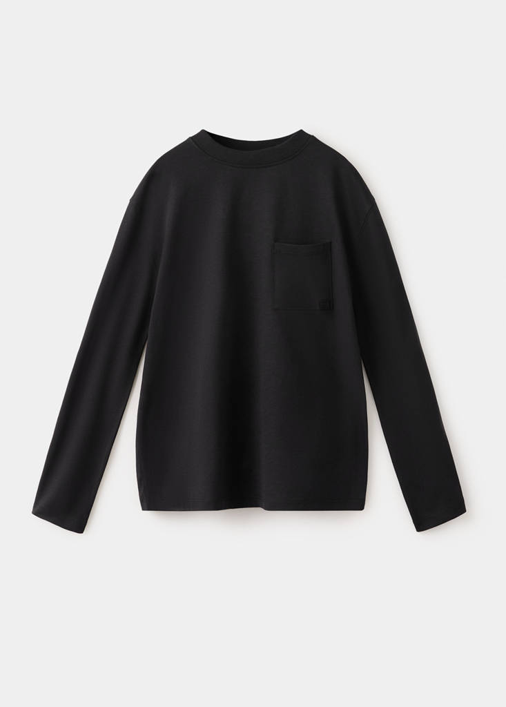 Loose fit cotton T-shirt — Black