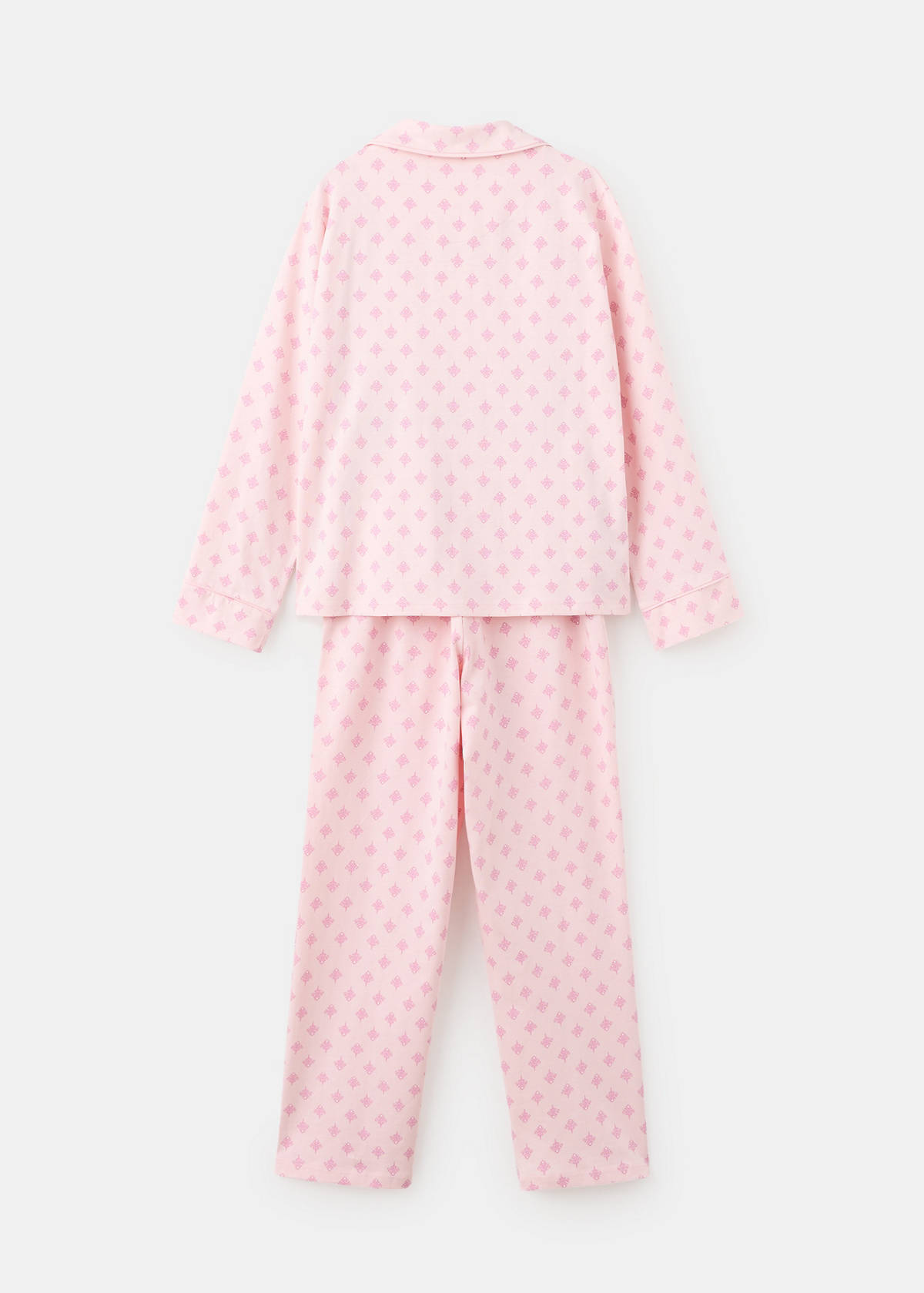 Floral-print pyjama set — Pink