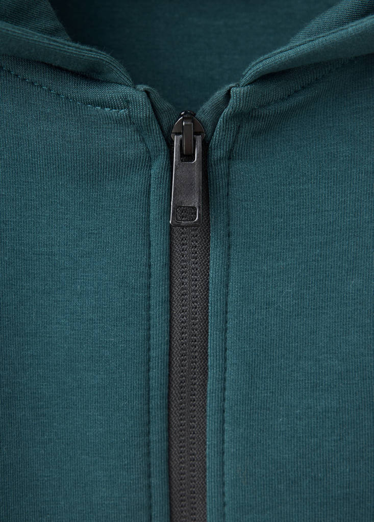 Hoodie cotton sweatshirt — Dark Green