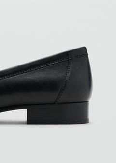 Suede moccasins with buckle — Black 4