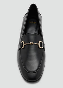 Suede moccasins with buckle — Black 5
