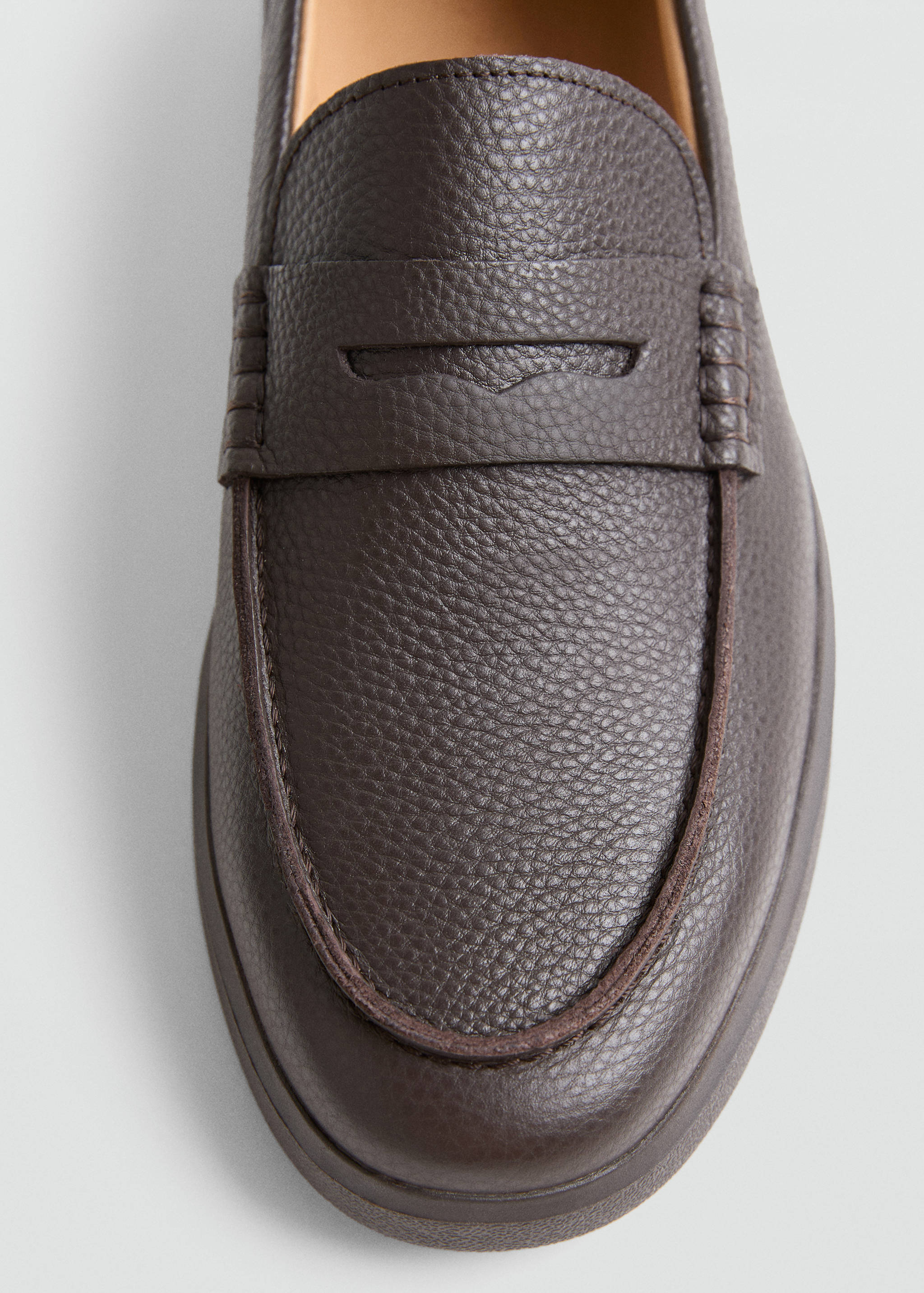 Leather penny loafers - Details of the article 2