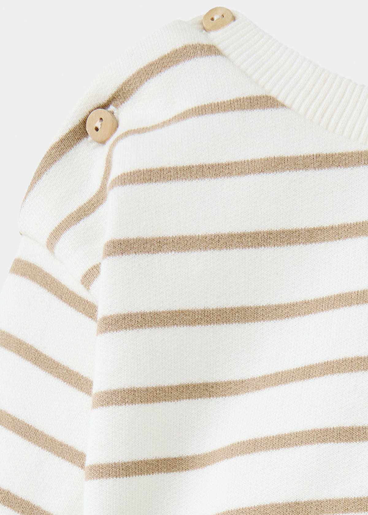 Striped cotton-blend sweatshirt — Off White