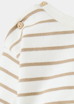 Striped cotton-blend sweatshirt — Off White 2